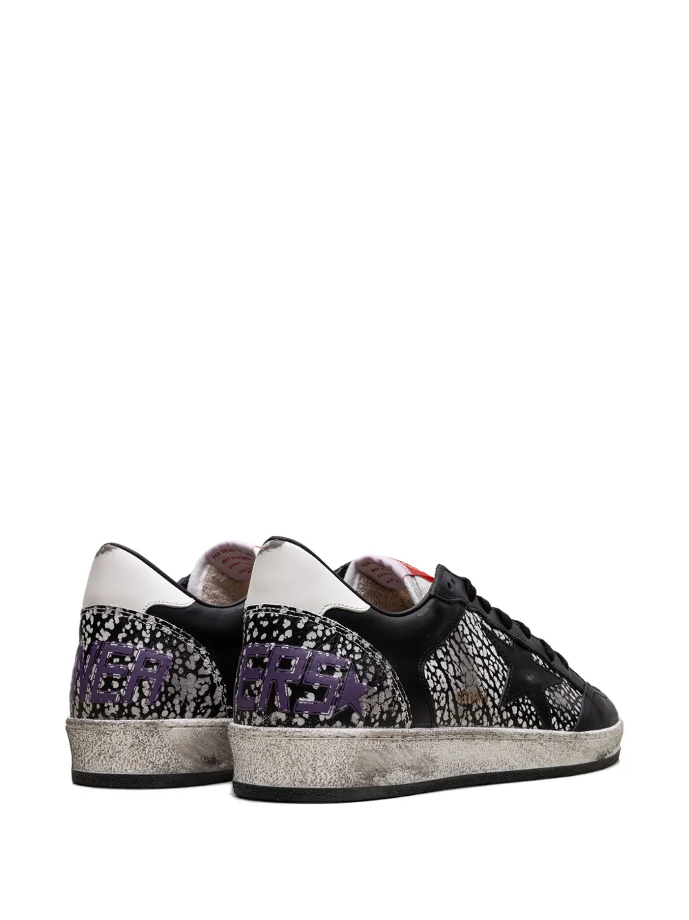 Golden Goose Sneakers met print Zwart