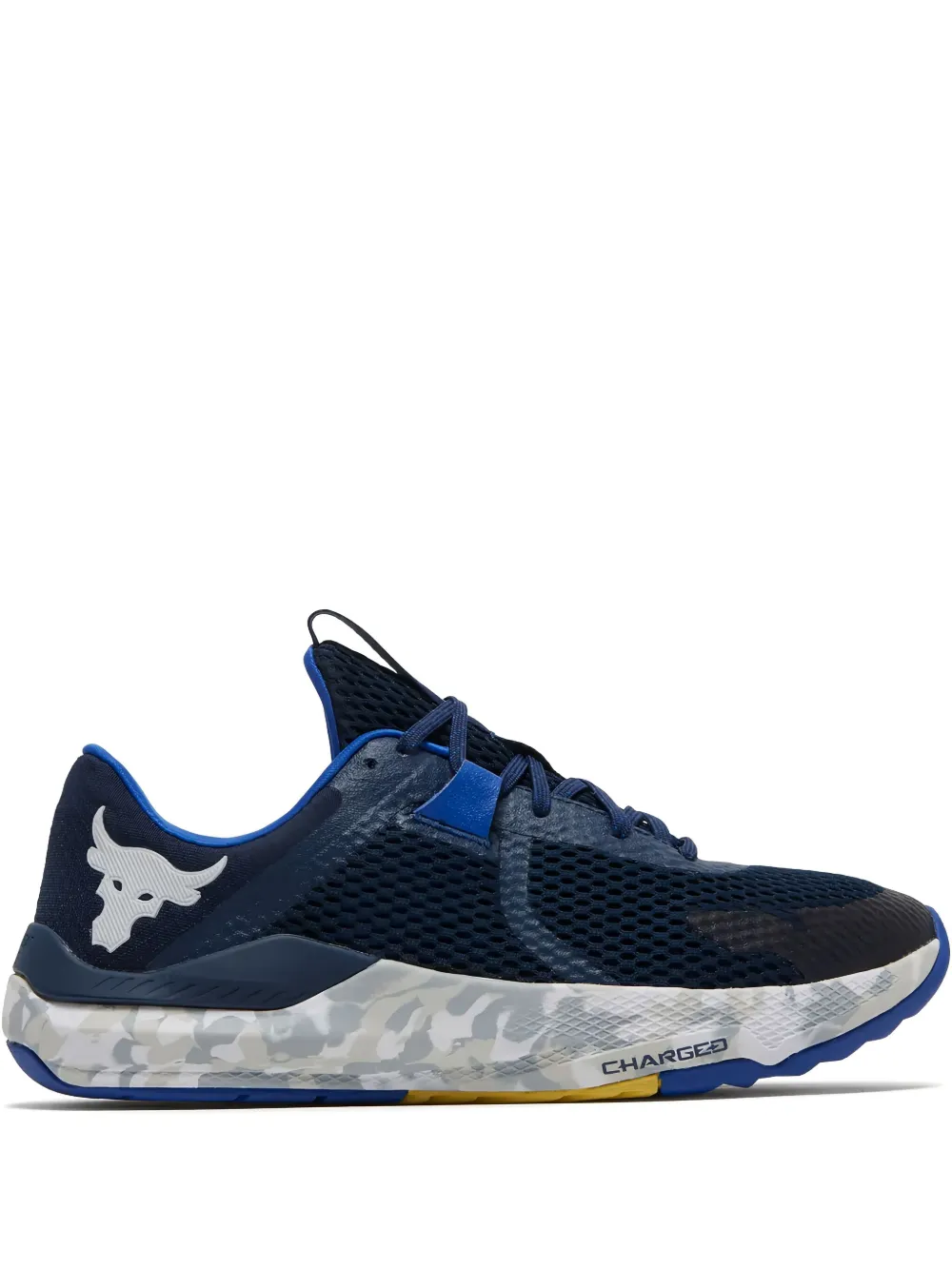 Under Armour Project Rock BSR 2 performance sneakers | Blue | Image 1