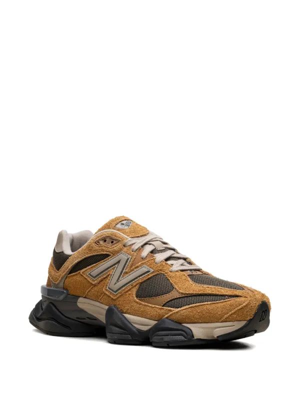 New Balance 9060 パネル スニーカー | ブラウン | FARFETCH JP