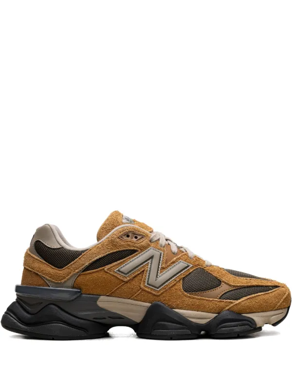New Balance 9060 パネル スニーカー | ブラウン | FARFETCH JP