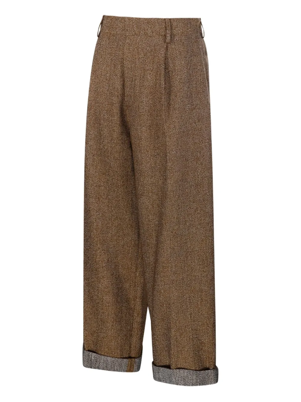 DARKPARK Danielle cuffed trousers - Bruin