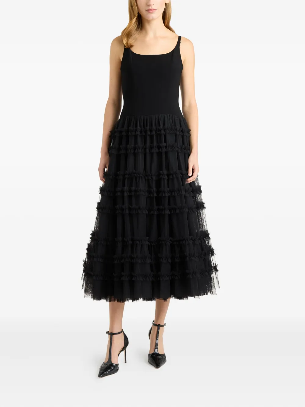 Cinq A Sept Zoella midi dress - Zwart