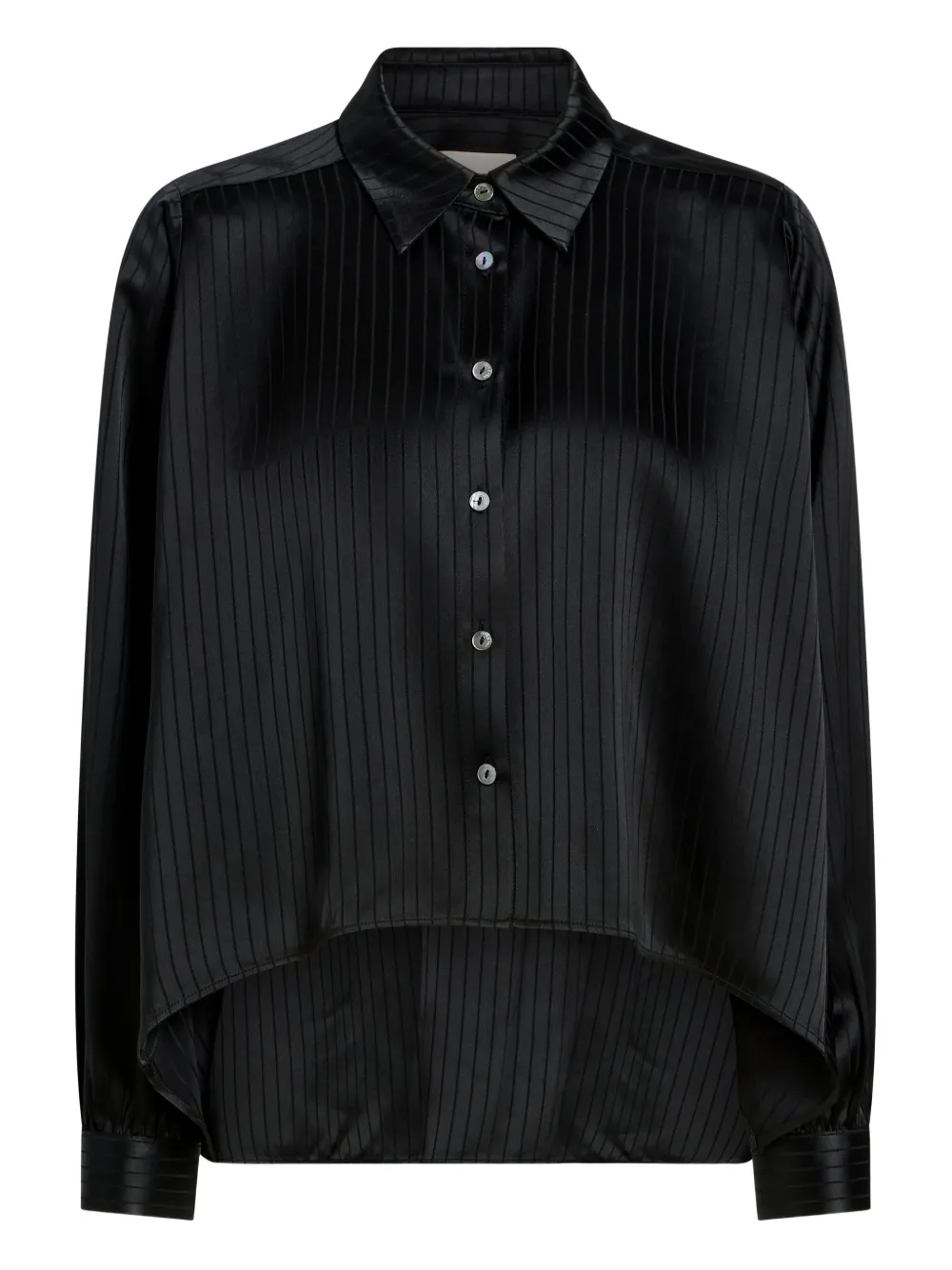 Cinq A Sept Georgia stripe top | Black | Image 1