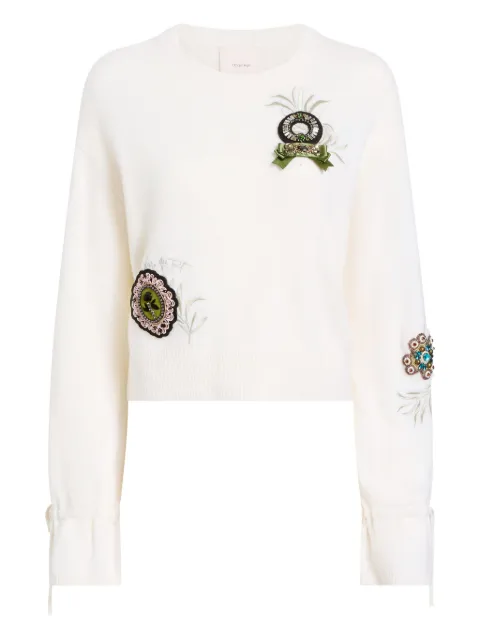 Cinq A Sept Tasha rose patch top