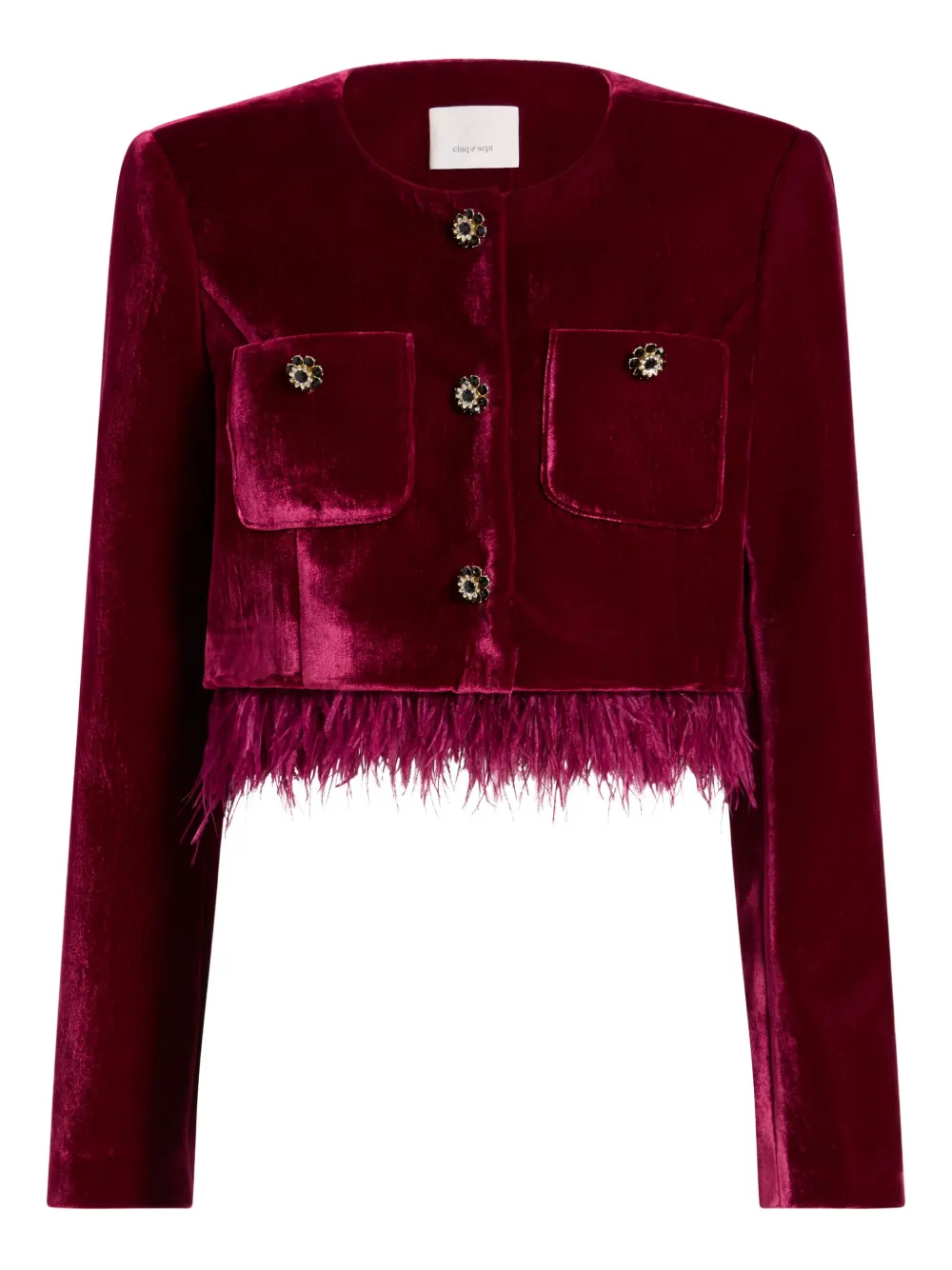 Cinq A Sept chamarra Evelina | rojo | Image 1