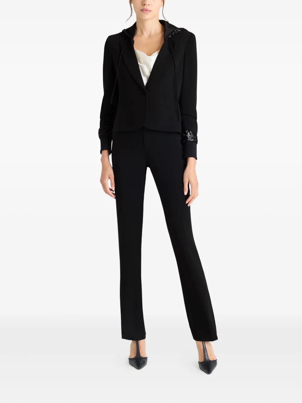 Cinq A Sept Le Petit Khloe sequin hooded jacket | Fitted Jackets | Image 2