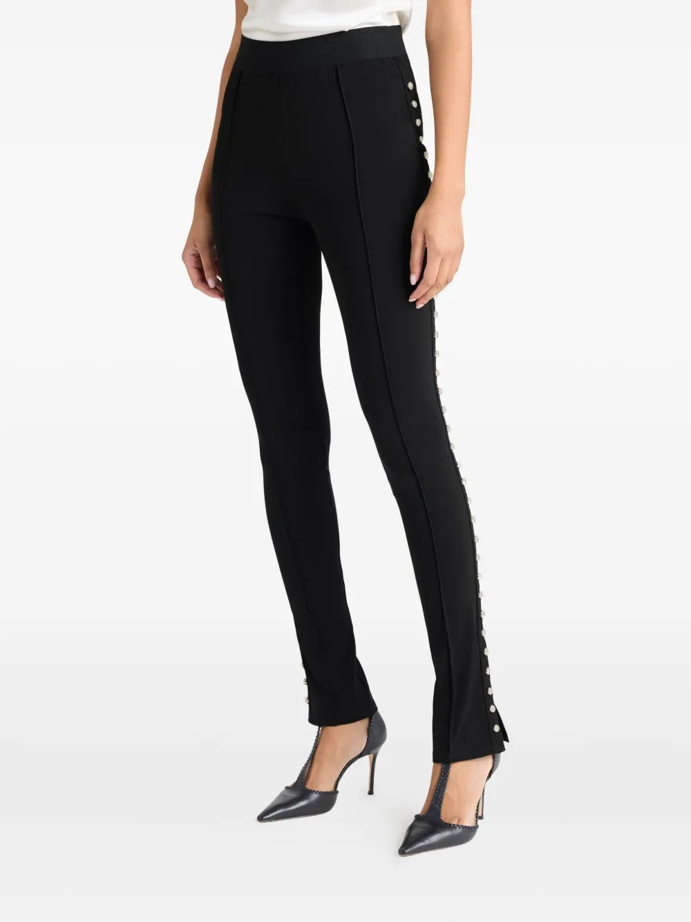 Cinq A Sept Percy broek met studs Zwart