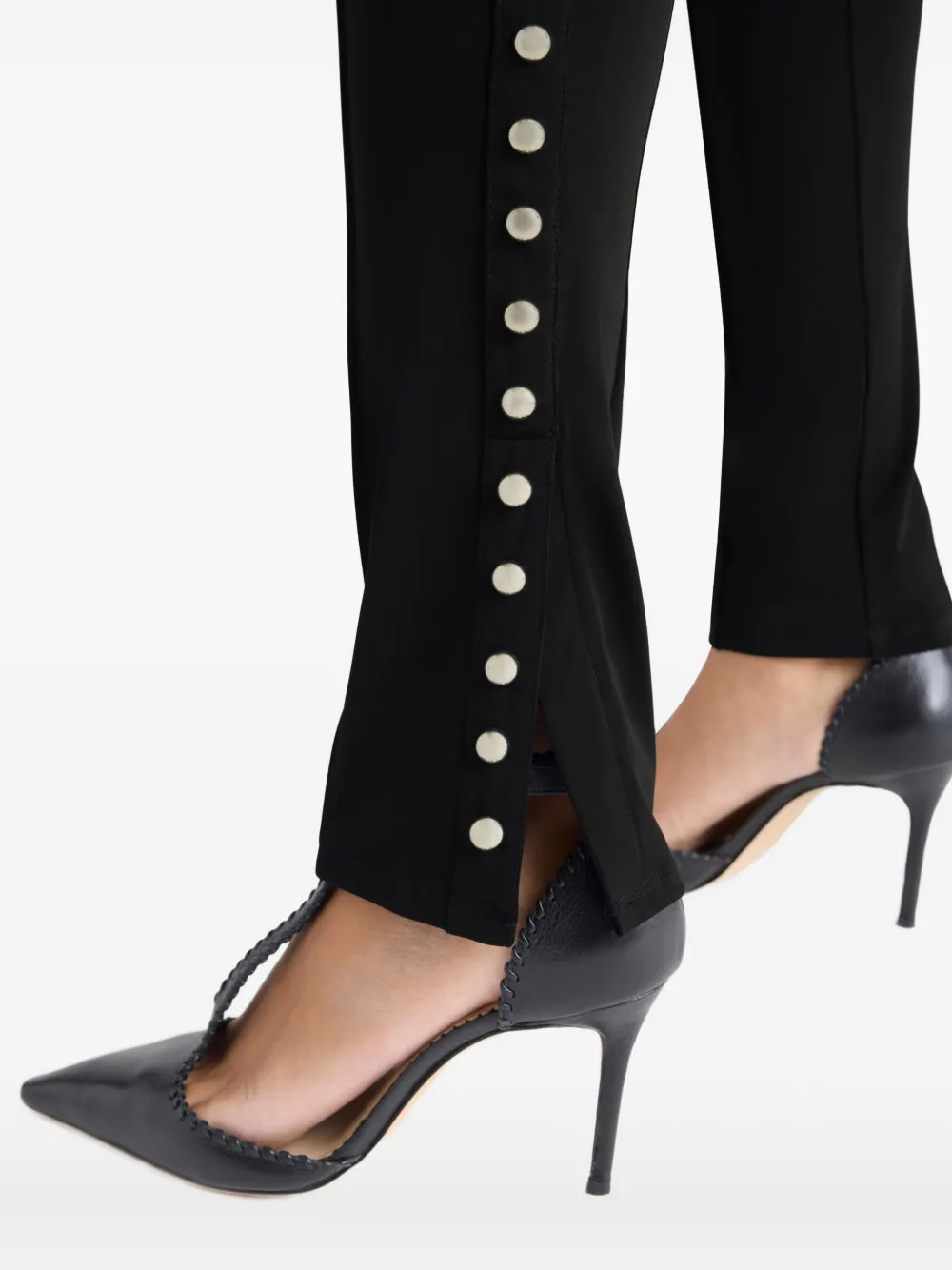 Cinq A Sept Percy broek met studs Zwart