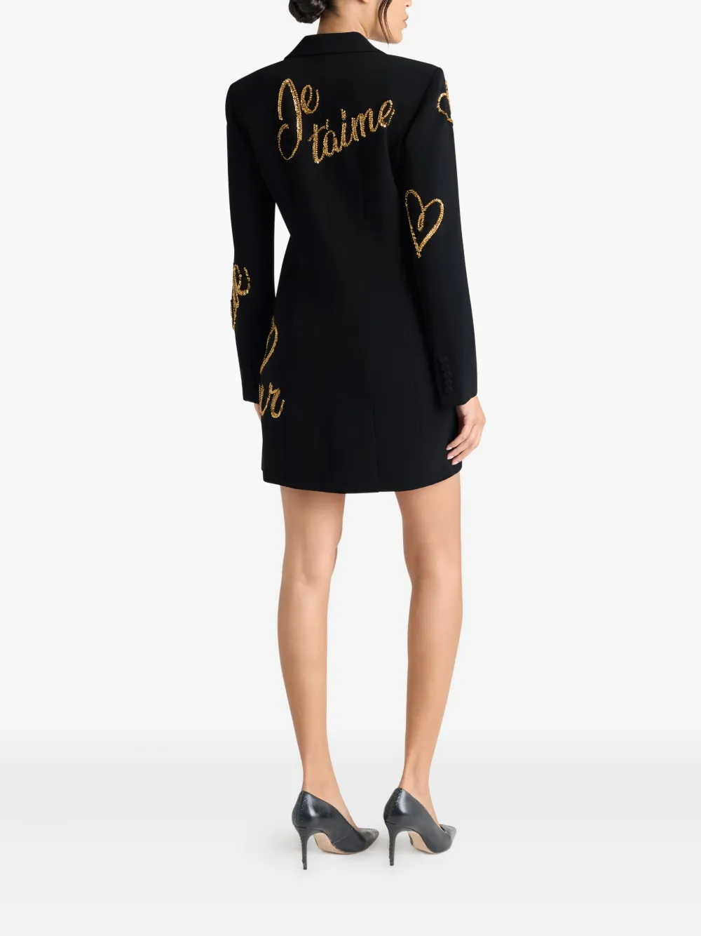 Cinq À Sept Joel Embellished Mini Dress In Black