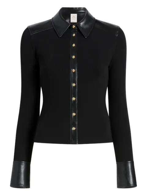 Cinq A Sept Magali buttoned panelled top