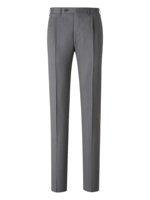 Canali belt loops wool trousers