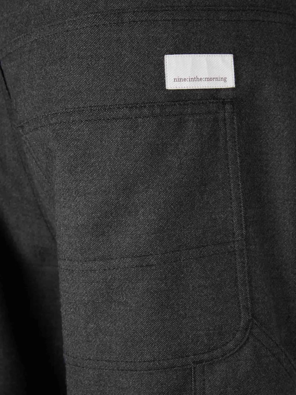 Nine In The Morning Broek met klepzakken Grijs