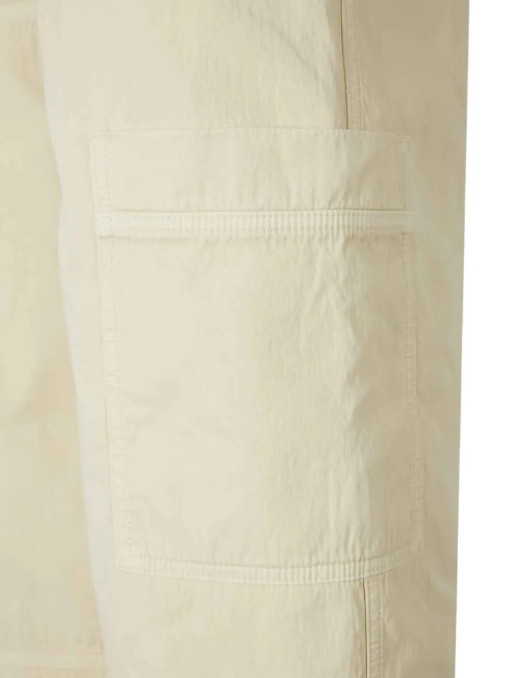 Off-White Elastische bermuda shorts met logo Beige