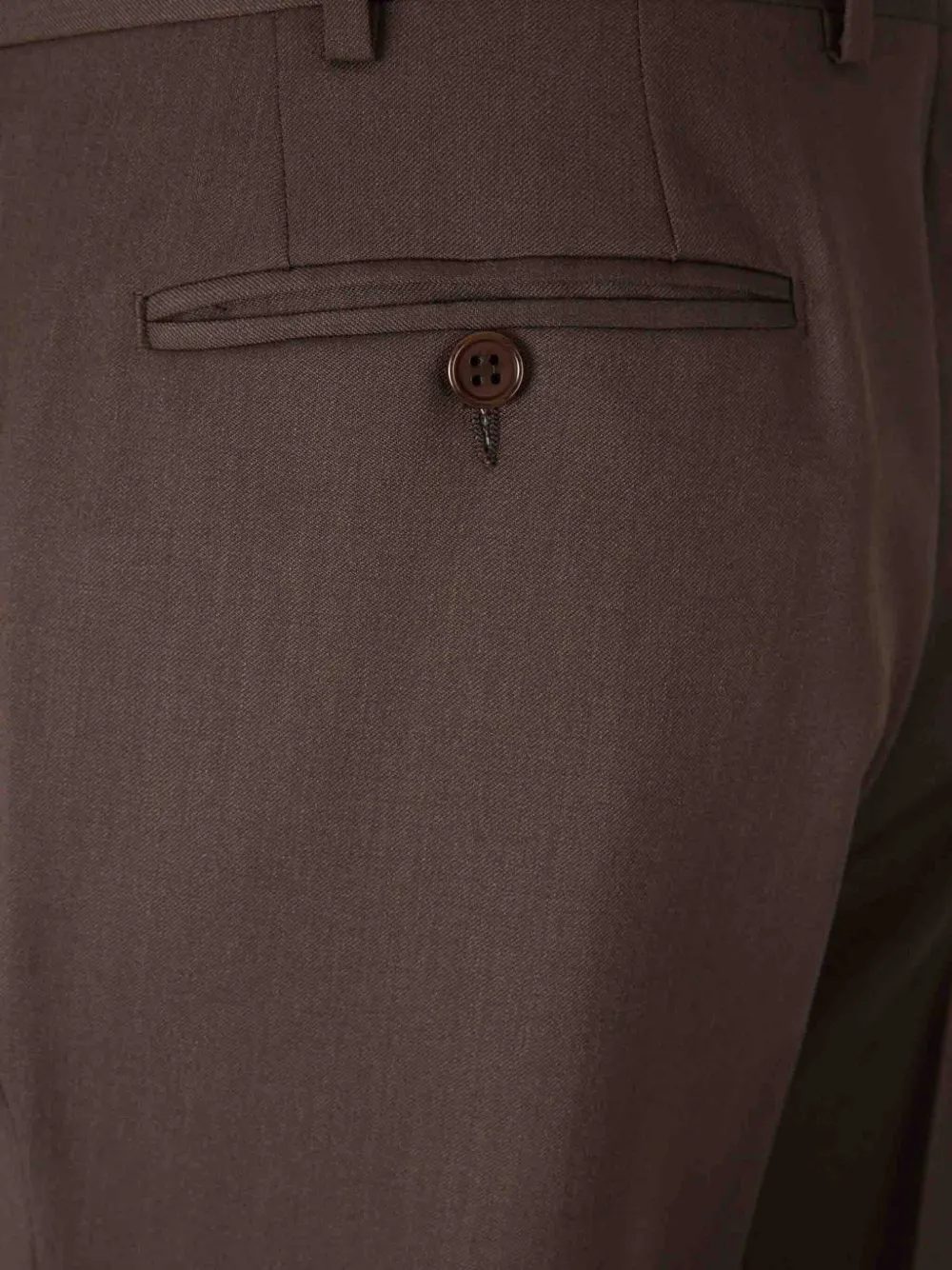 Canali Broek met wijde pijpen Bruin