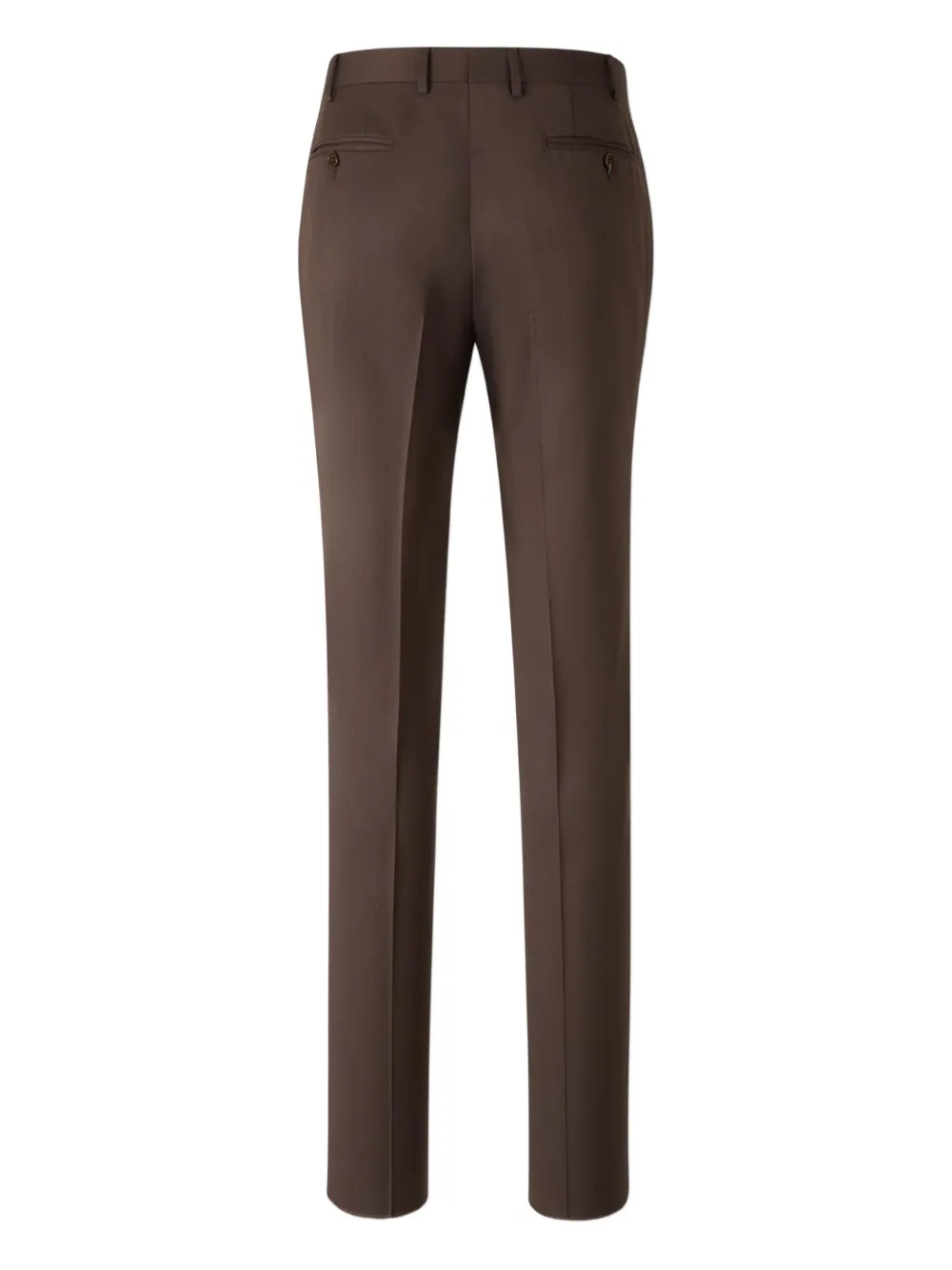 Canali wide-leg trousers - Bruin