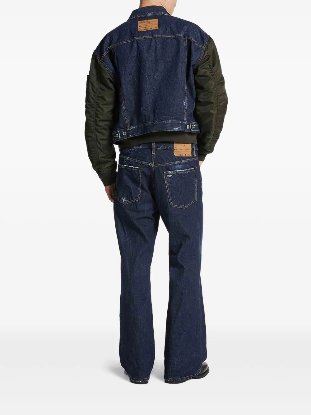 DSQUARED2 Jeans met rits en knoop Blauw
