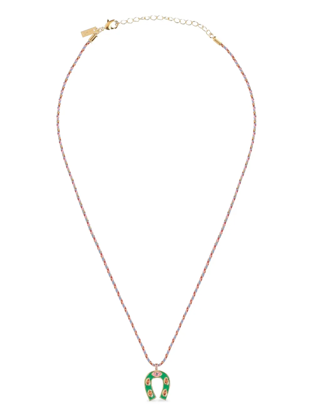 Mya Bay Horseshoe Necklace In Gold