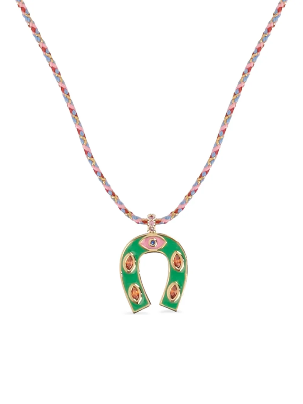 Mya Bay Horseshoe Necklace In Gold