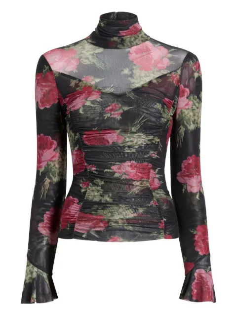 Cinq A Sept Lucy baroque roses top