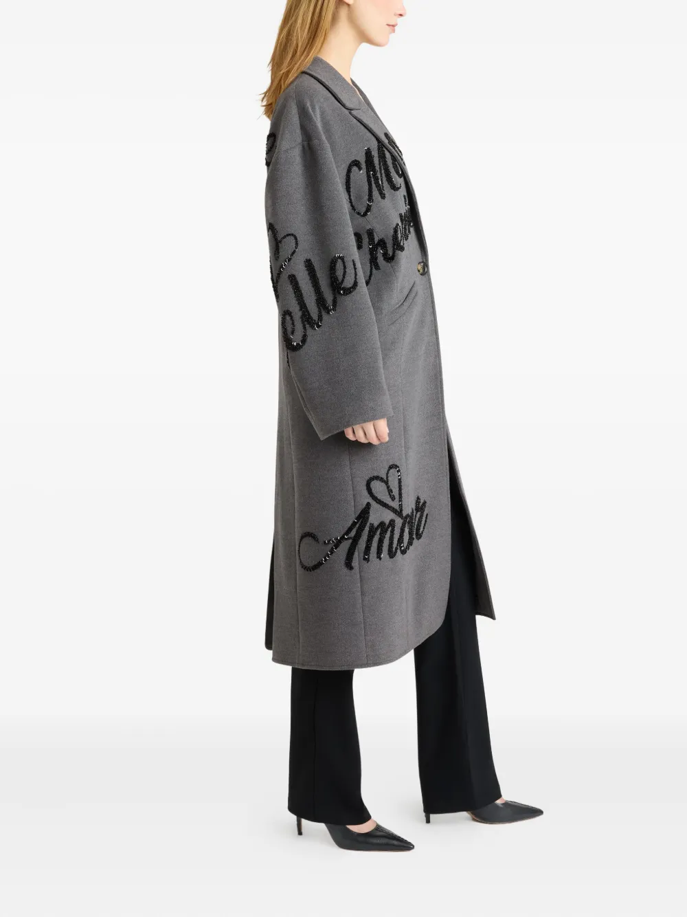 Cinq À Sept Loveletter Gravis Coat In Gray