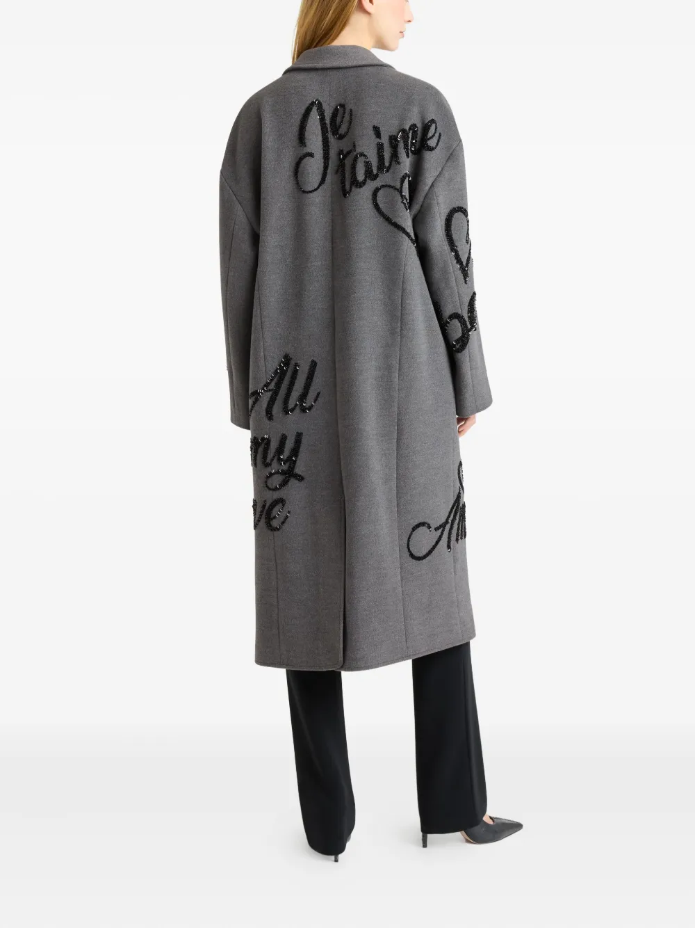 Cinq À Sept Loveletter Gravis Coat In Gray