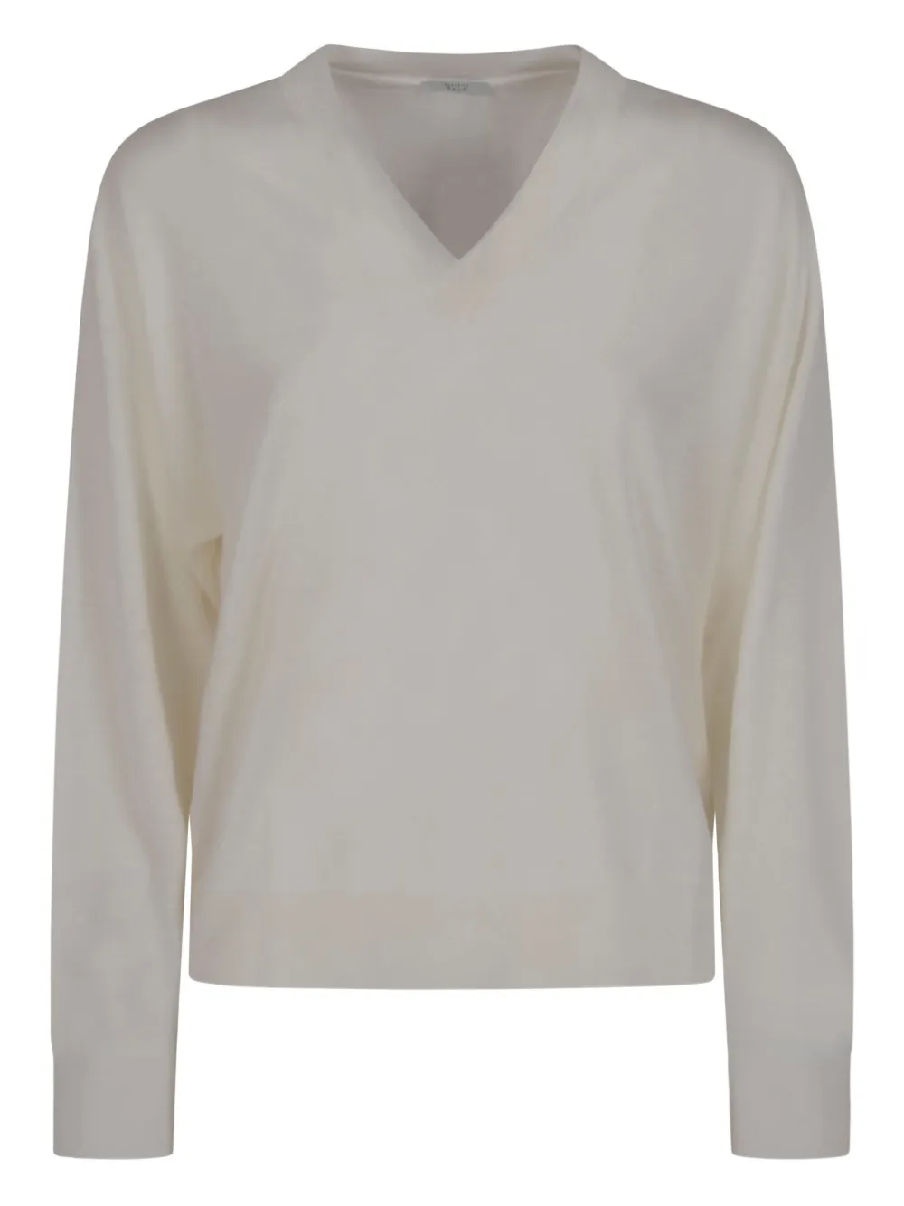 Peserico V-neck Sweater In Neutral