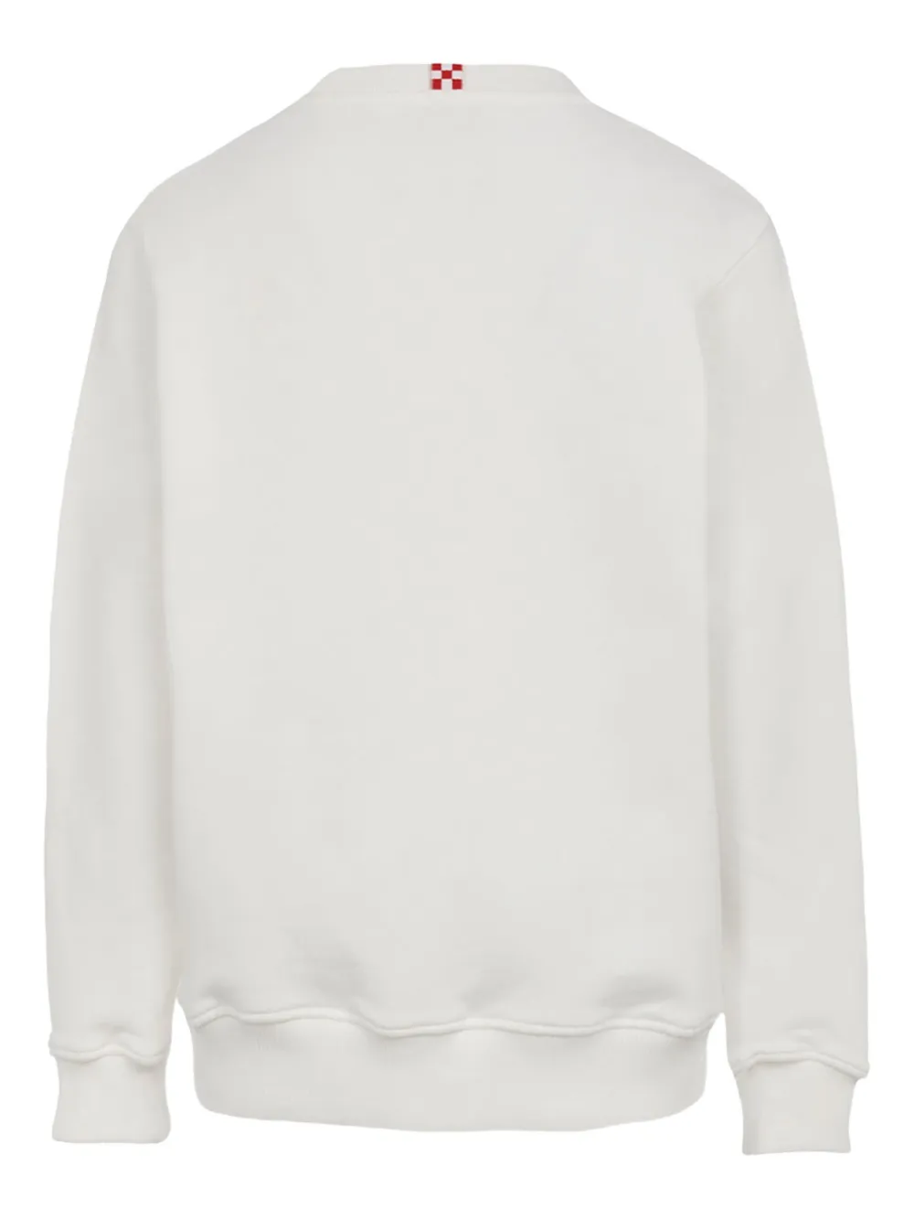 MC2 Saint Barth Sweater met ronde hals en logoprint - Beige