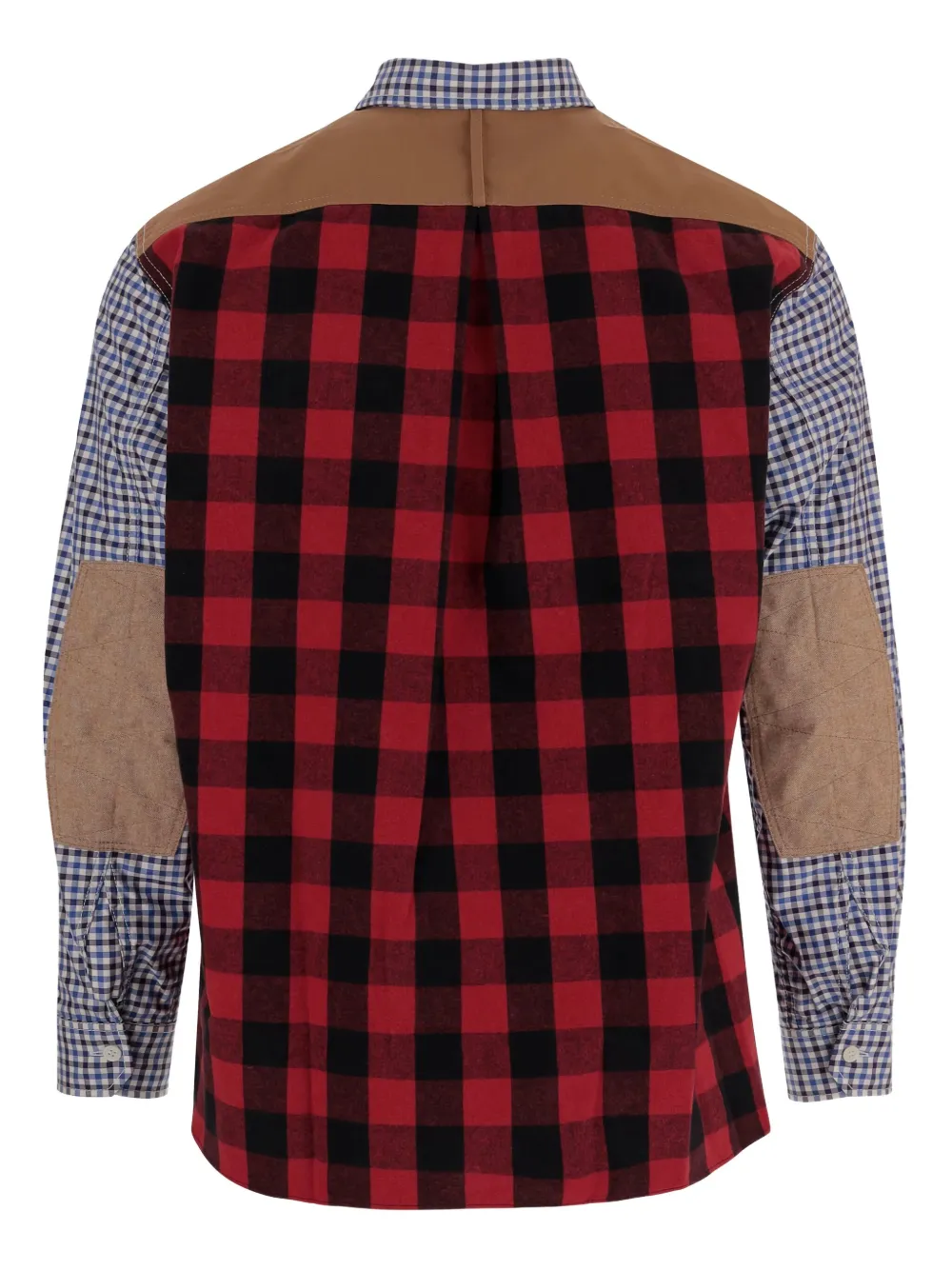 Junya Watanabe MAN Flanellen overhemd - Blauw