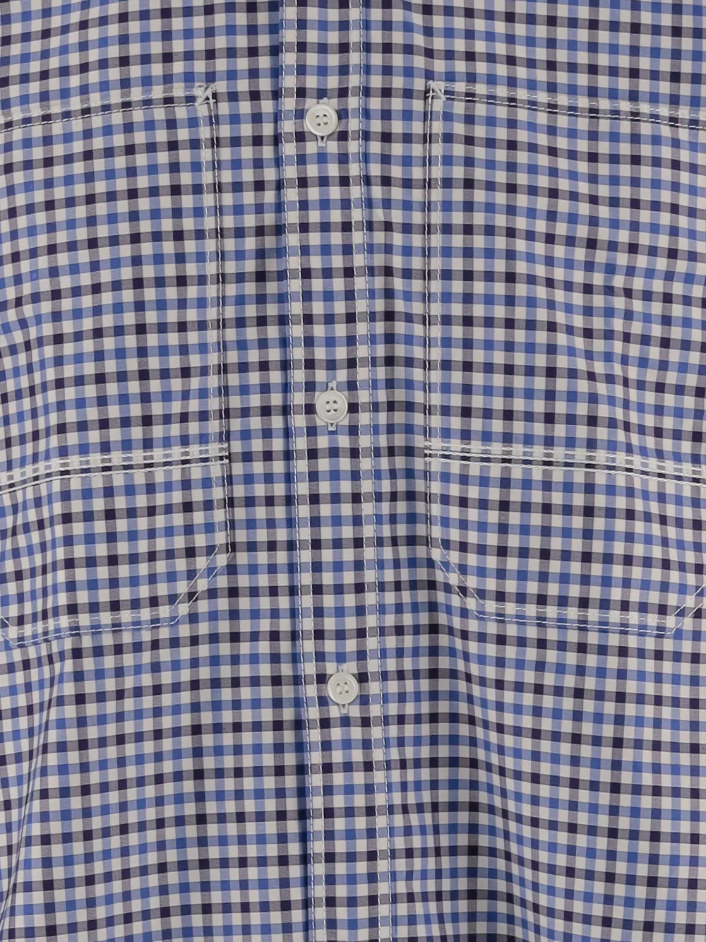 Junya Watanabe MAN Flanellen overhemd Blauw