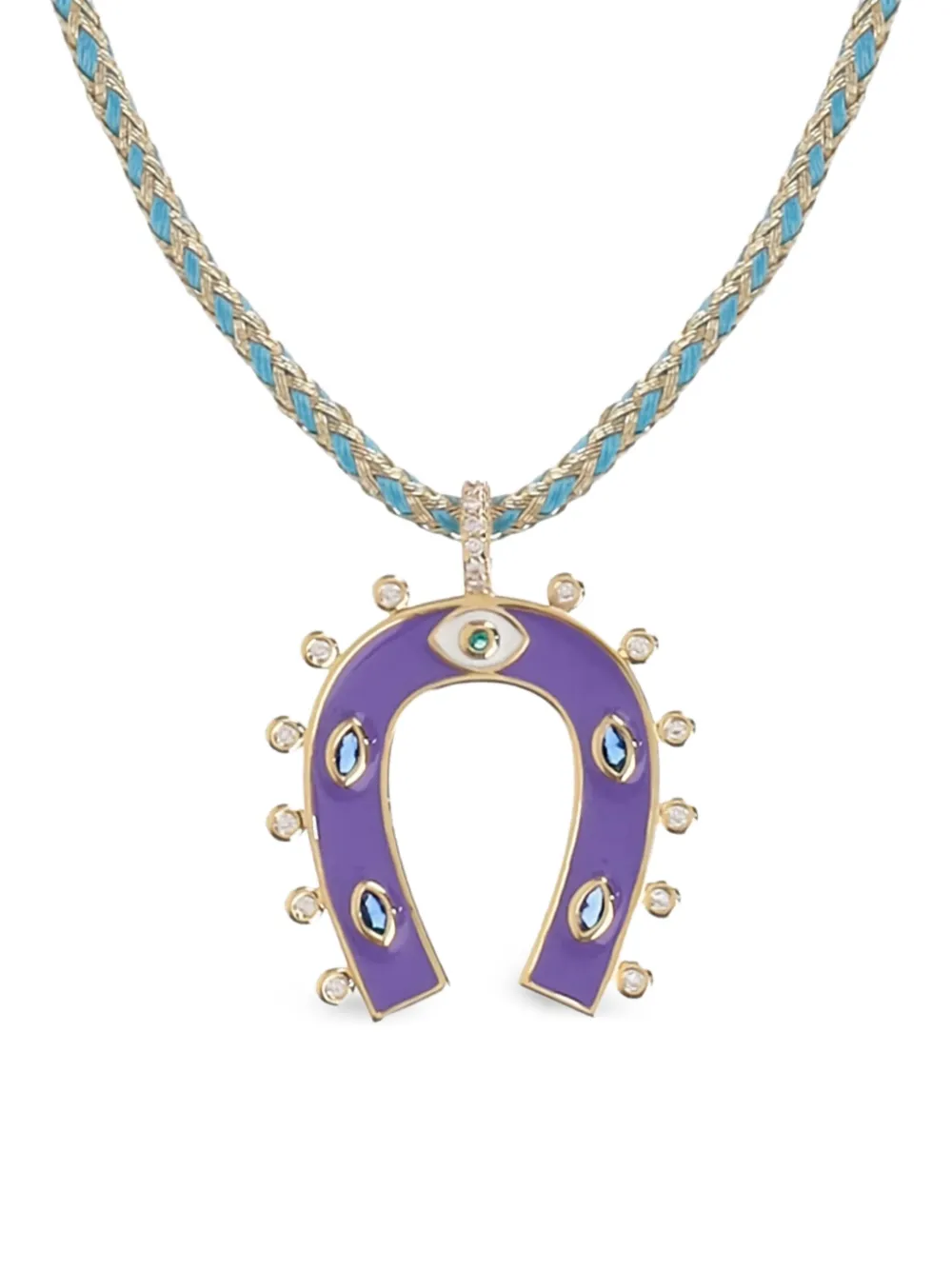 Mya Bay Horseshoe Necklace In Gold