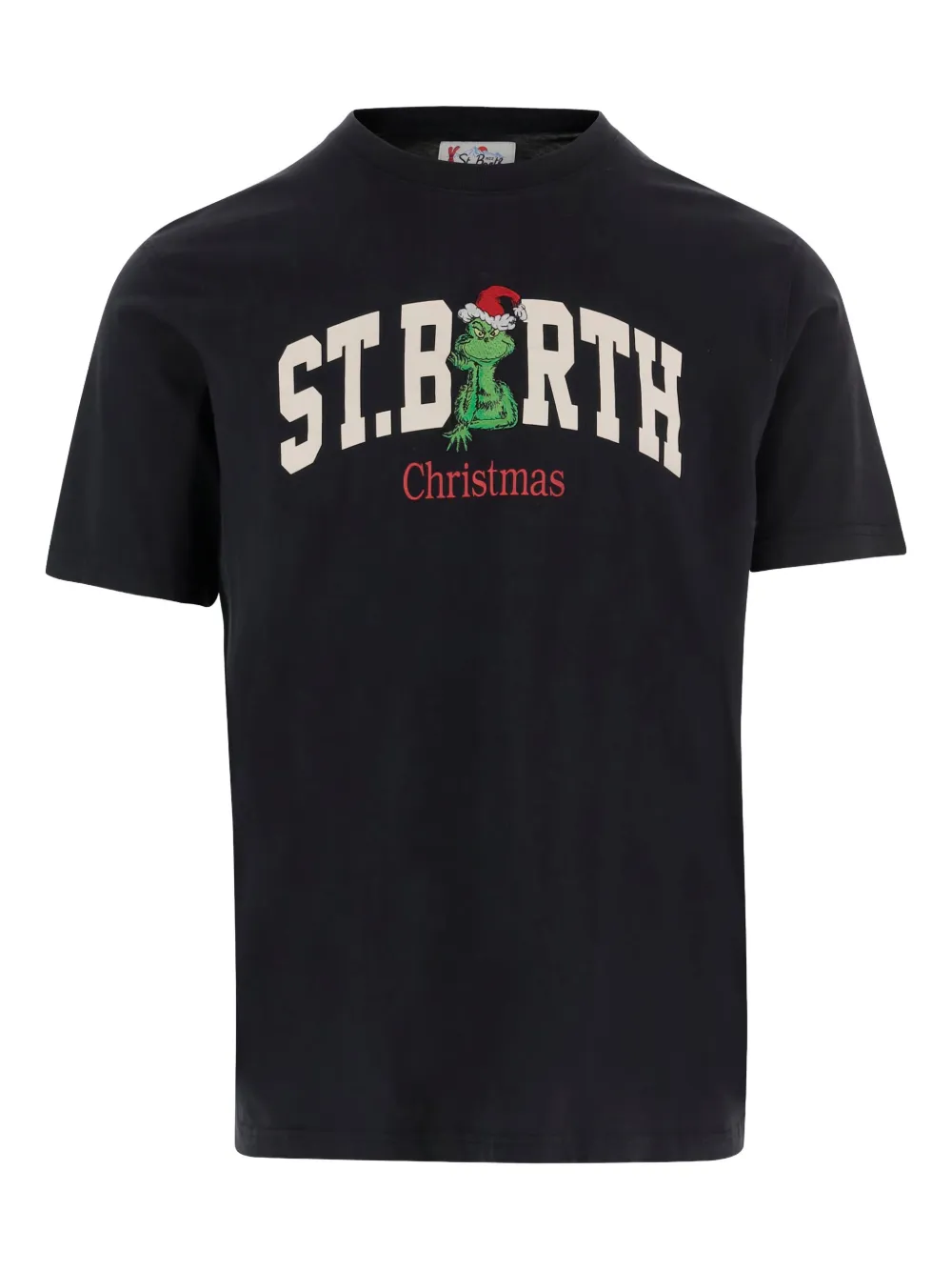 Mc2 Saint Barth Logo-print Short-sleeve T-shirt In Black