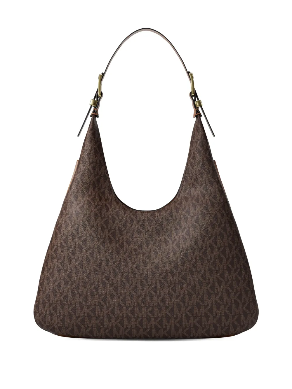 Michael Kors Schoudertas met monogram Bruin