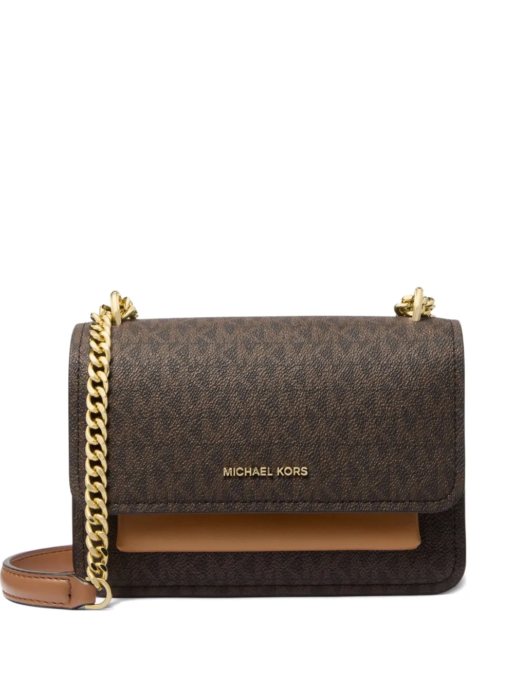 Michael Kors Bolsa transversal Claire com corrente | Marrom | Image 1