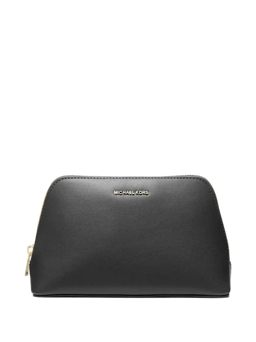 Michael Michael Kors Jet Set Leather Travel Pouch In Black