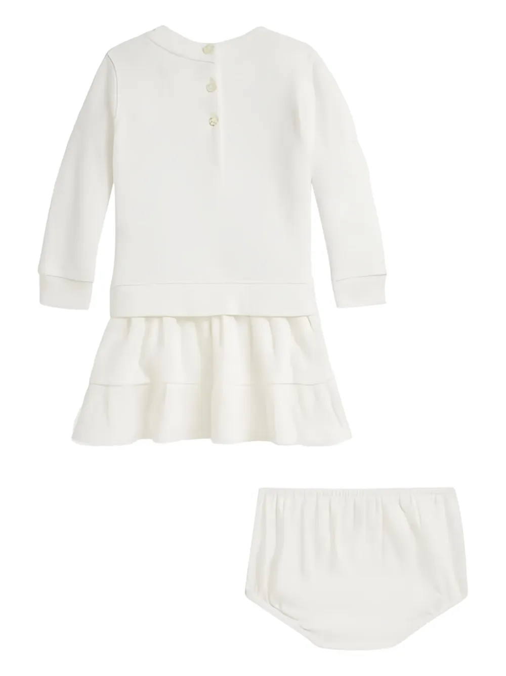 POLO RALPH LAUREN KIDS Gelaagd jurkset Wit