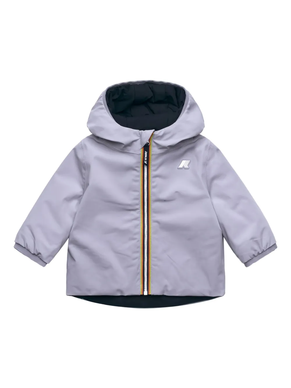 K Way Kids hooded jacket | Purple | Image 1