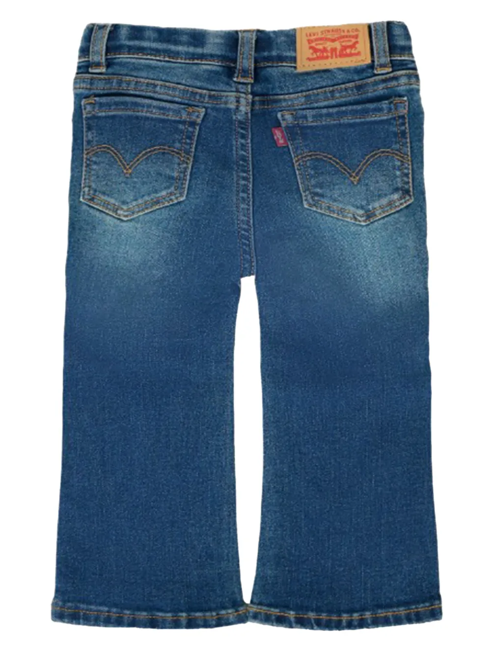 Levi's Whiskering-effect Jeans In Blue