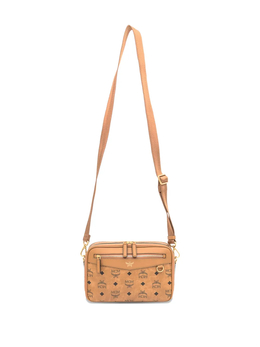 MCM Diamond Visetos kleine crossbodytas met monogram - Beige