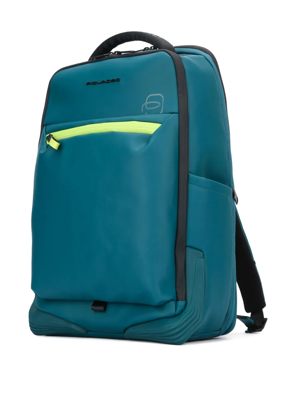 Piquadro Zipped Backpack In Blue