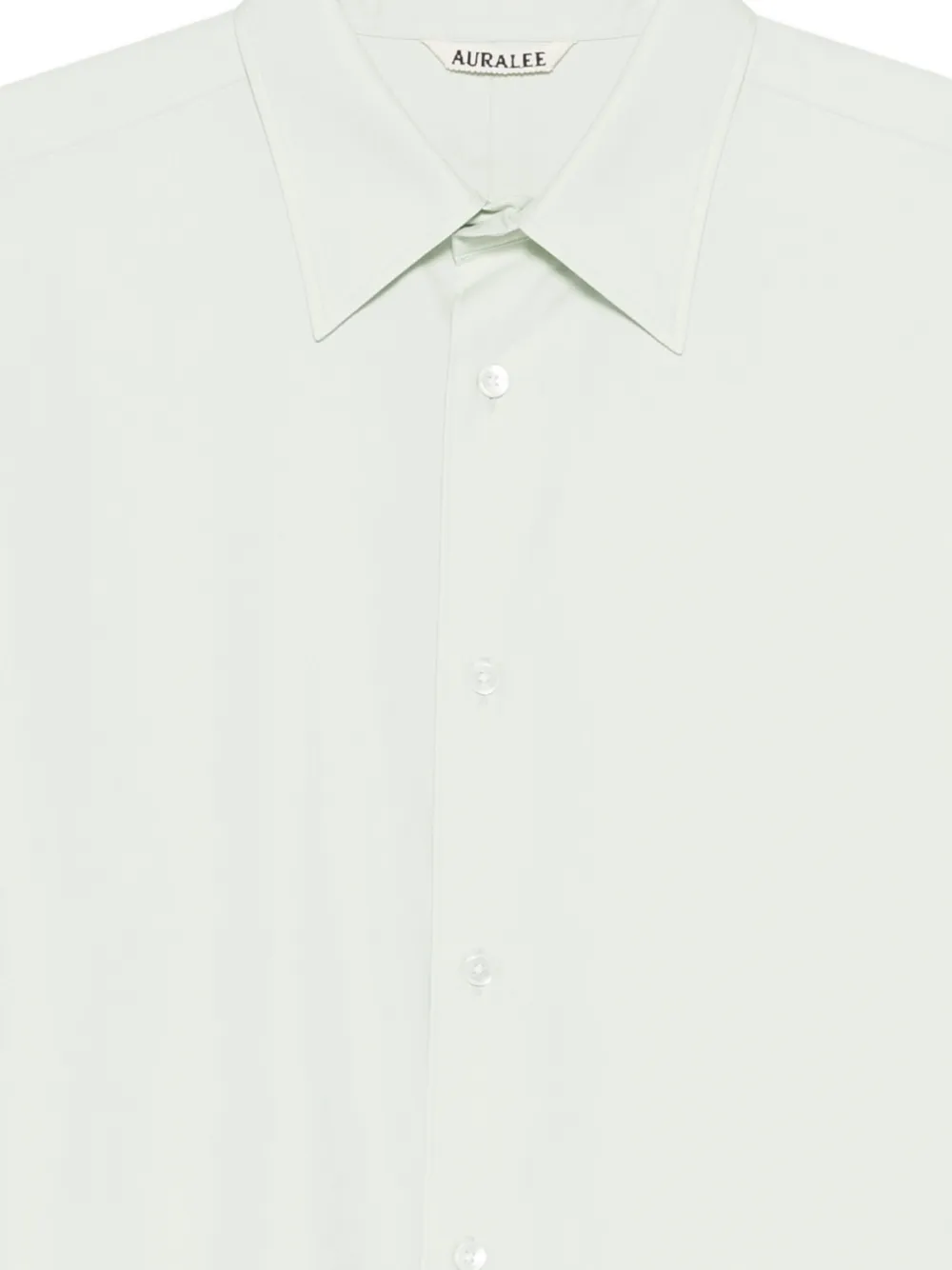 Auralee Buttoned Shirt In Green