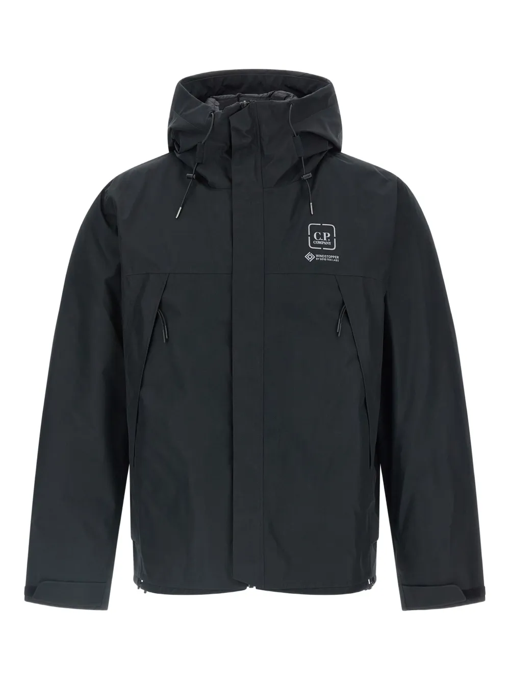C.P. Company plumífero con capucha ajustable | negro | Image 1