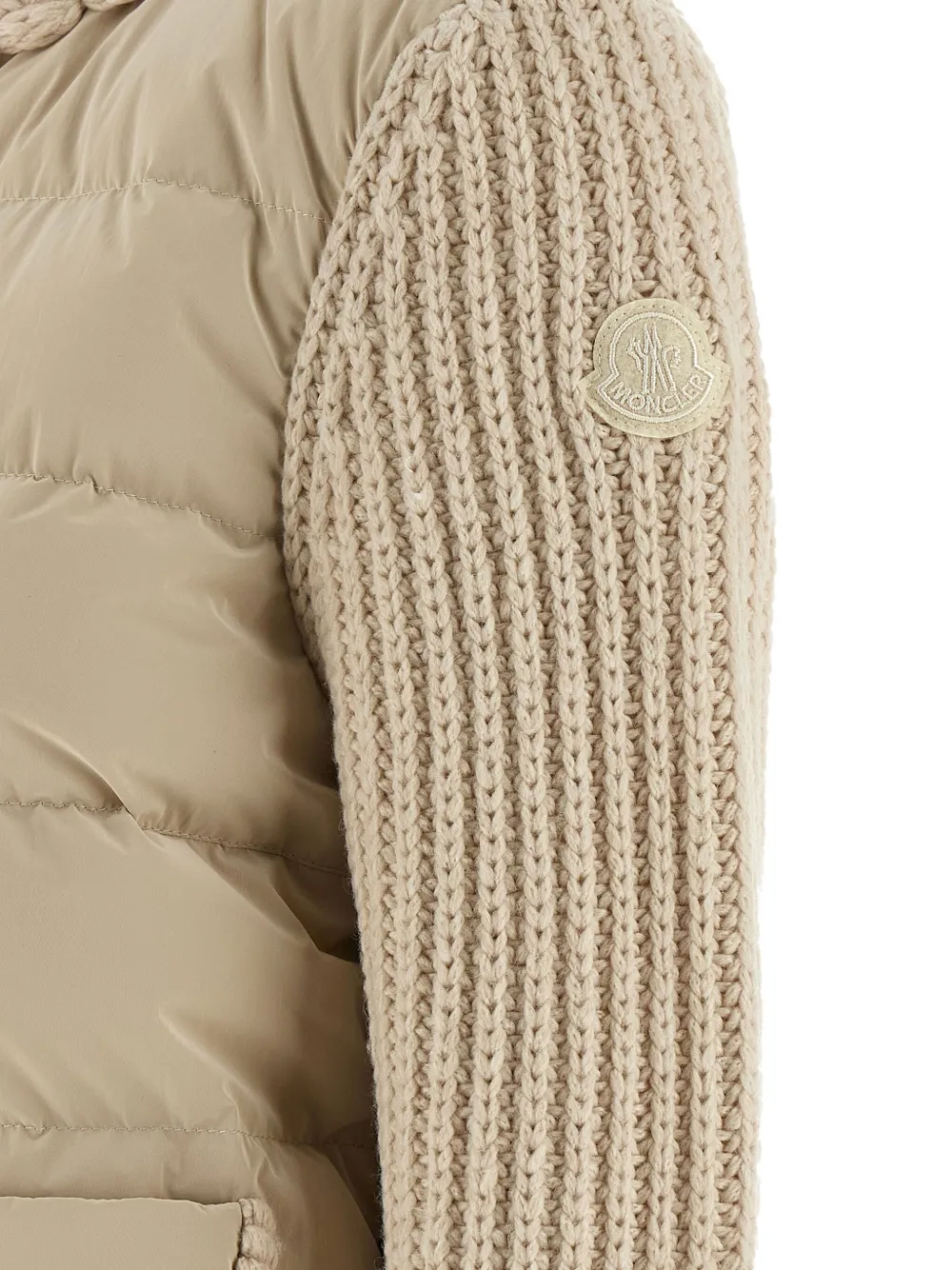 Moncler Gewatteerd jack Beige