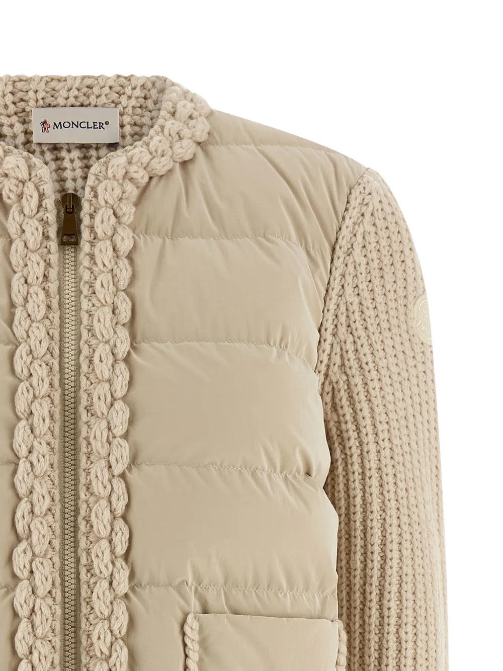 Moncler Gewatteerd jack Beige