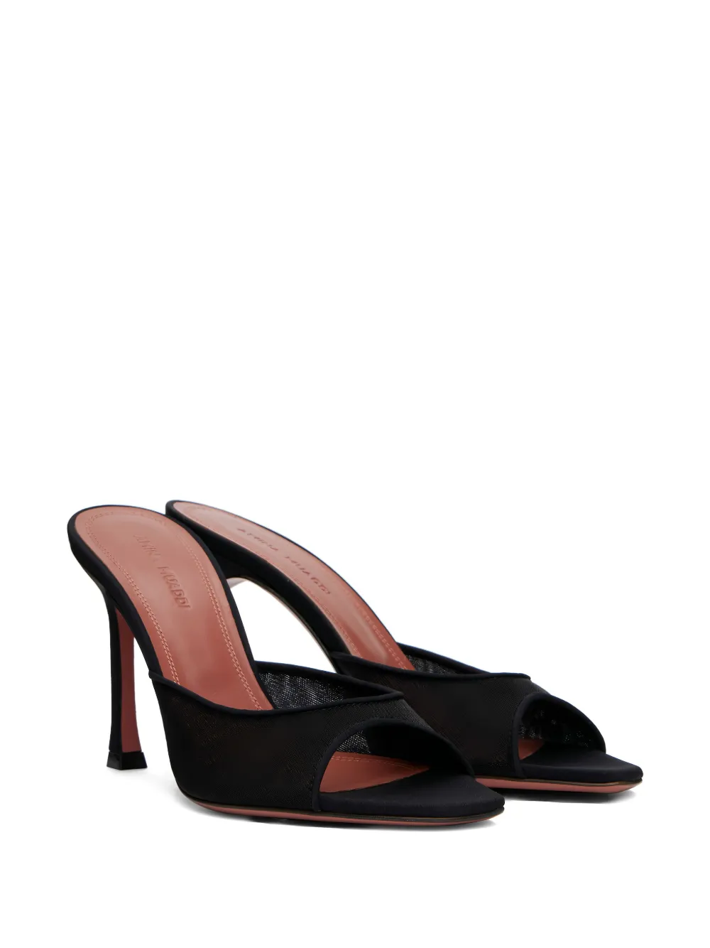 Amina Muaddi 95 mm Alexa sandalen Zwart