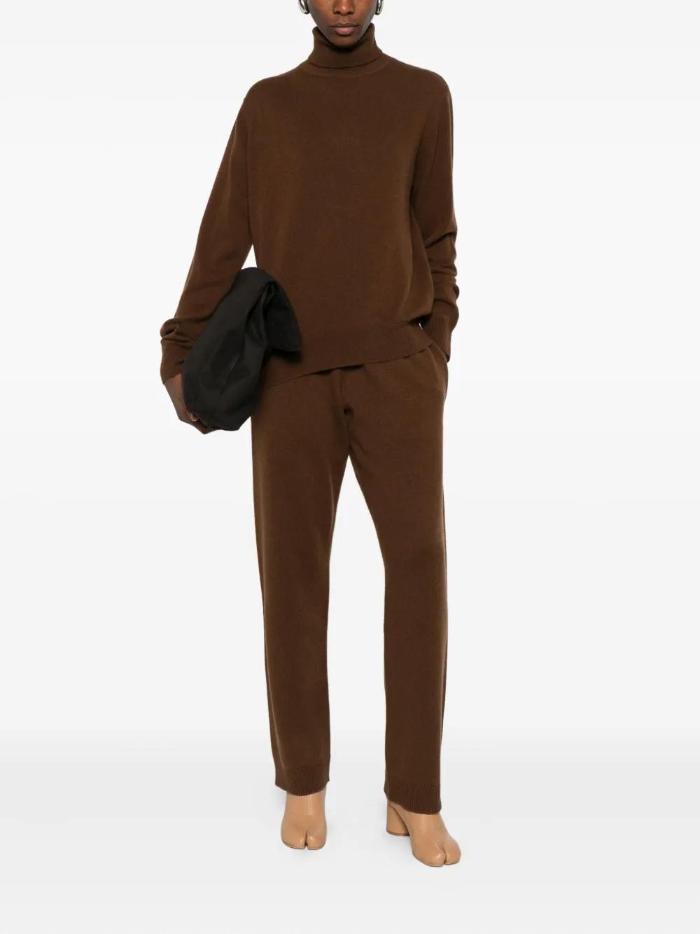 Entire Studios Turtleneck Sweater In Brown
