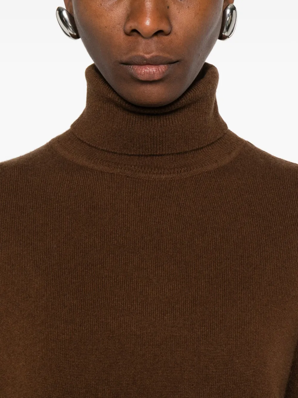Entire Studios Turtleneck Sweater In Brown