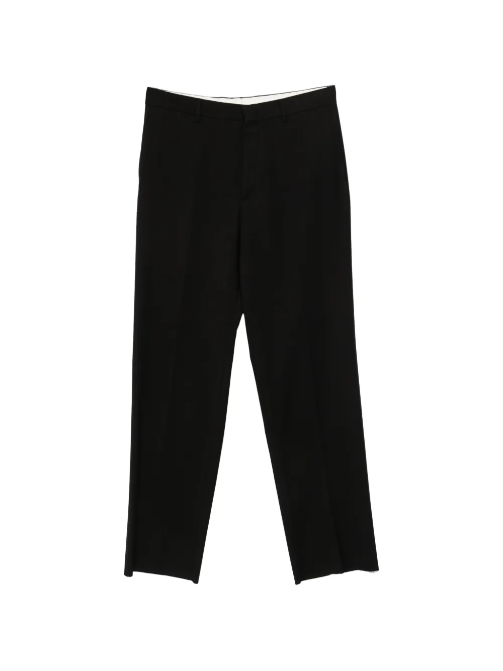 Tagliatore concealed-fastening straight-leg trousers - Nero