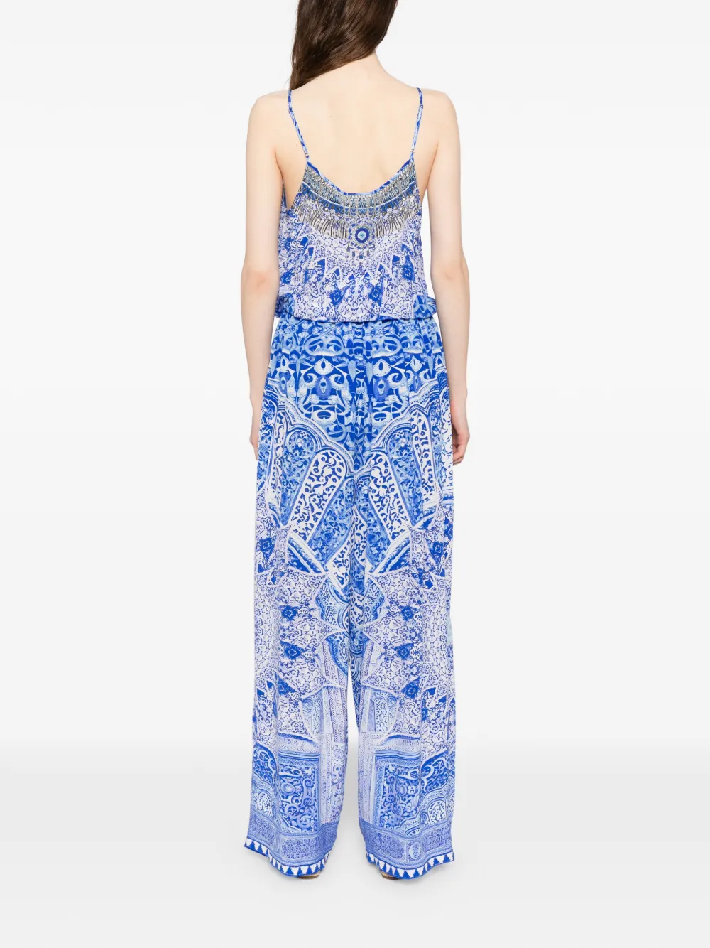 Graphic-Print Jumpsuit