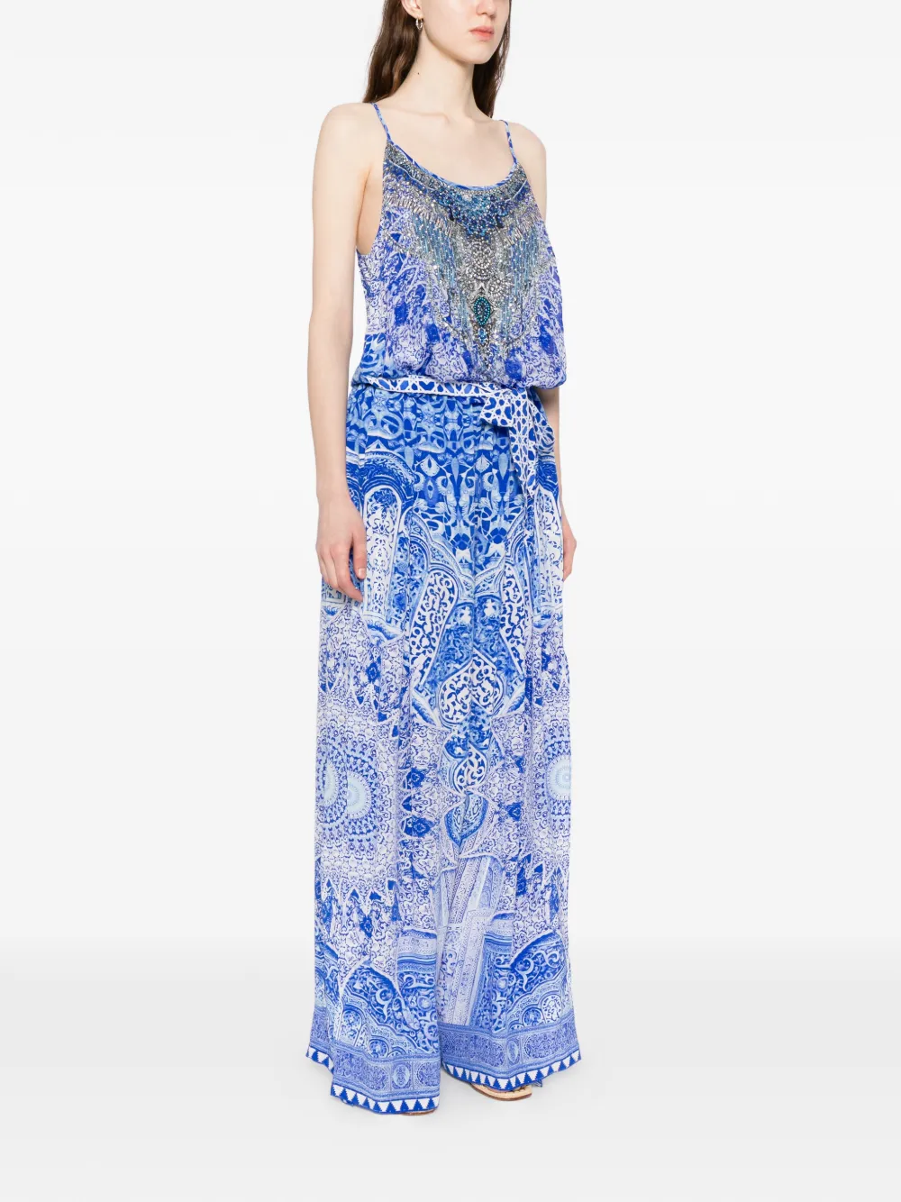 Graphic-Print Jumpsuit