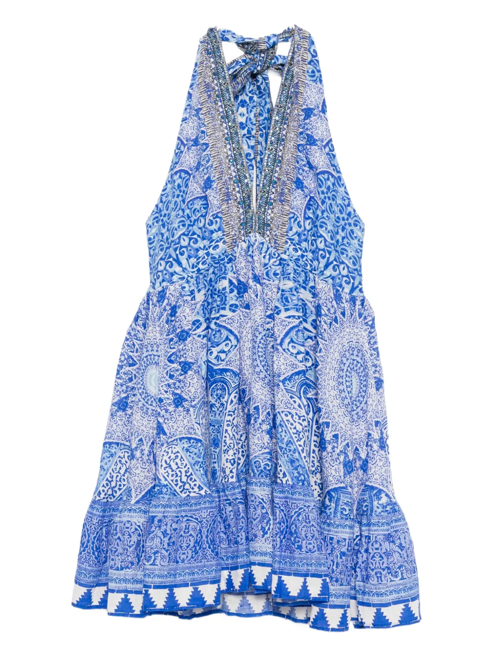 Camilla Halter dress - Blu
